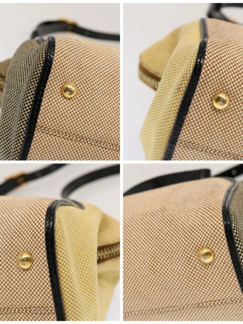 FENDI Hand Bag Canvas 2way Beige - Picture 14 of 16